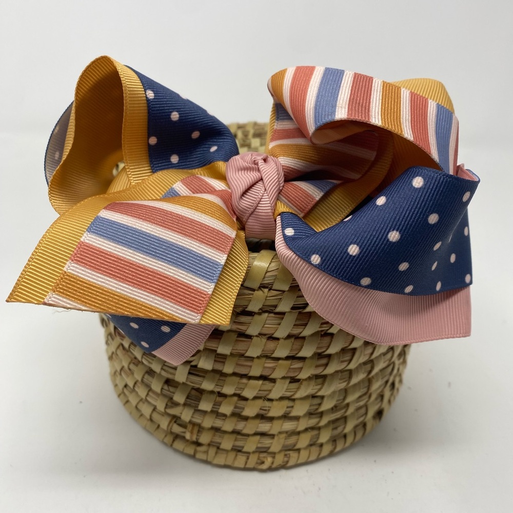 Matilda Jane Striped and Polka Dot Hair Bow